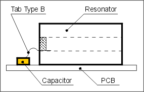 Resonator with capacitor